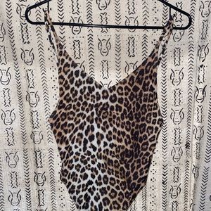 H&M Leopard Print Swimsuit (One-piece)